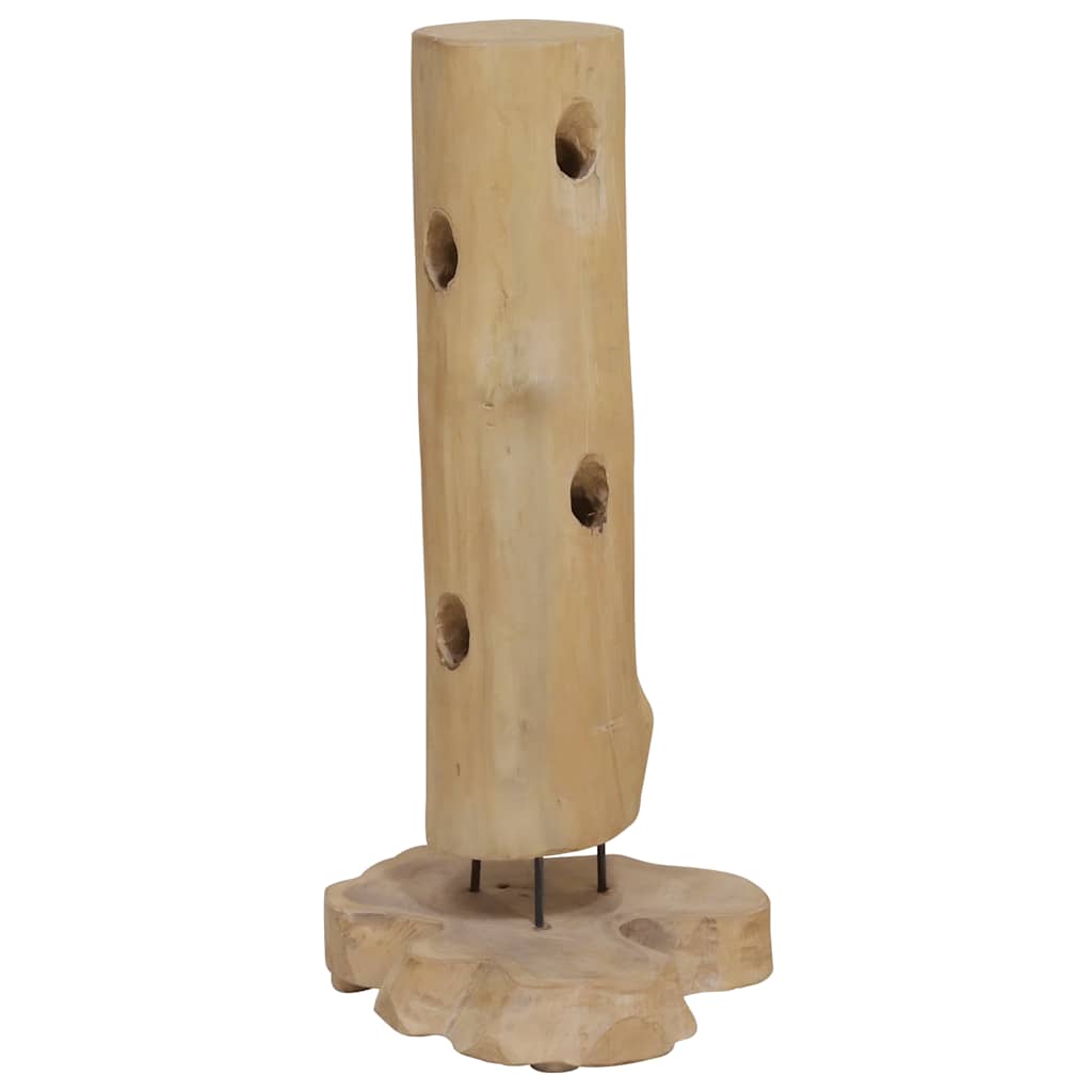 vidaXL Stojak na 8 butelek wina, 40x30x80 cm, lite drewno tekowe