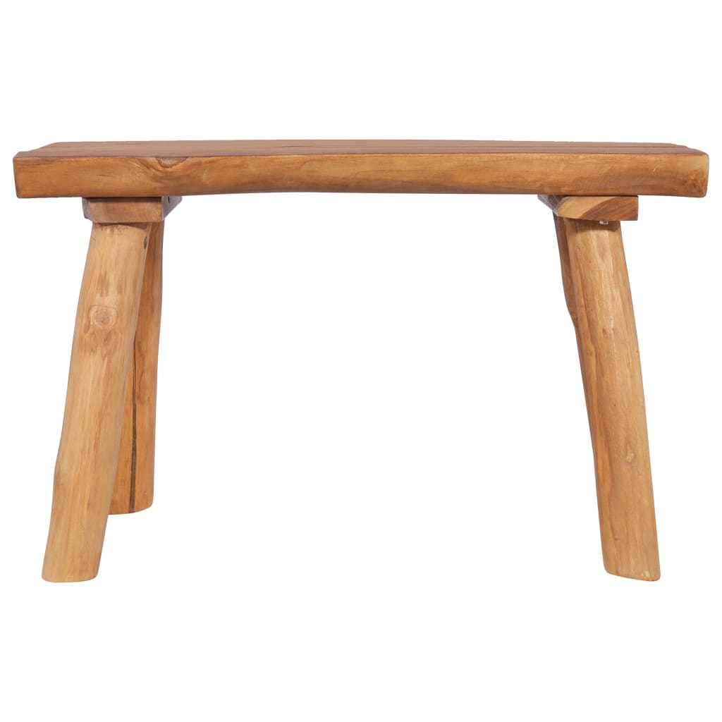 vidaXL Ławka ogrodowa, 80 cm, lite drewno tekowe