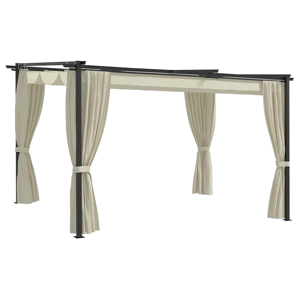 vidaXL Altana, 4x3 m, kremowa