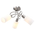 vidaXL Lampa sufitowa z ceramicznymi kloszami na 3 żarówki E14