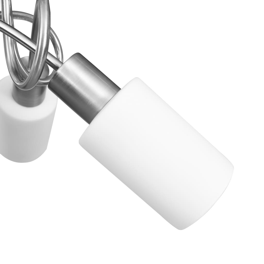 vidaXL Lampa sufitowa z ceramicznymi kloszami na 3 żarówki E14