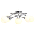 vidaXL Lampa sufitowa z ceramicznymi kloszami na 5 żarówek E14