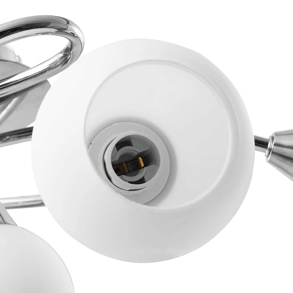 vidaXL Lampa sufitowa z ceramicznymi kloszami na 5 żarówek E14