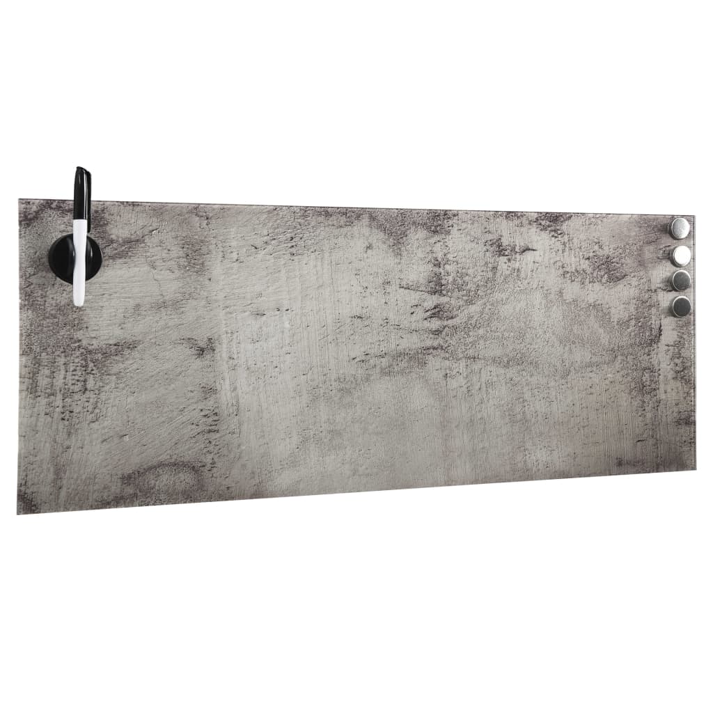 vidaXL Ścienna tablica magnetyczna, szklana, 60 x 20 cm