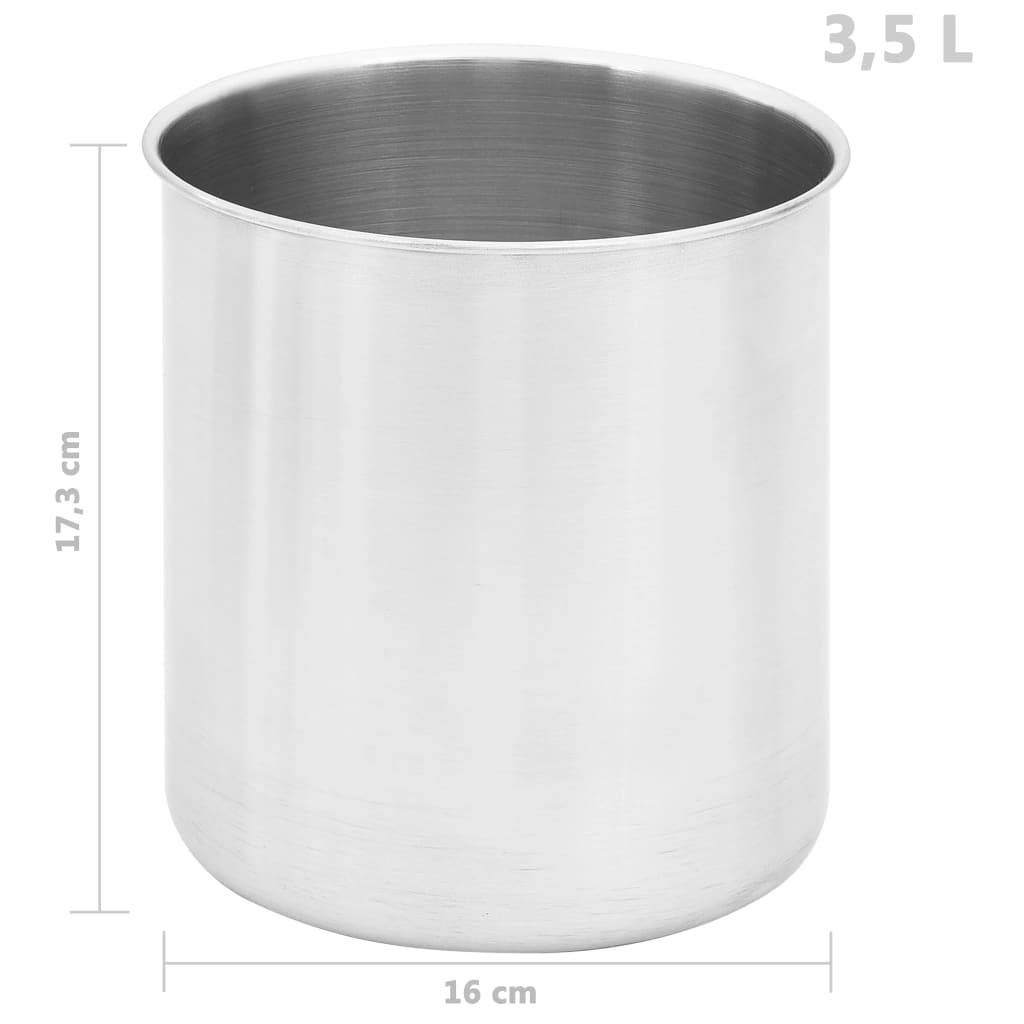 vidaXL Dozownik do sosu, stal nierdzewna, 3,5 L