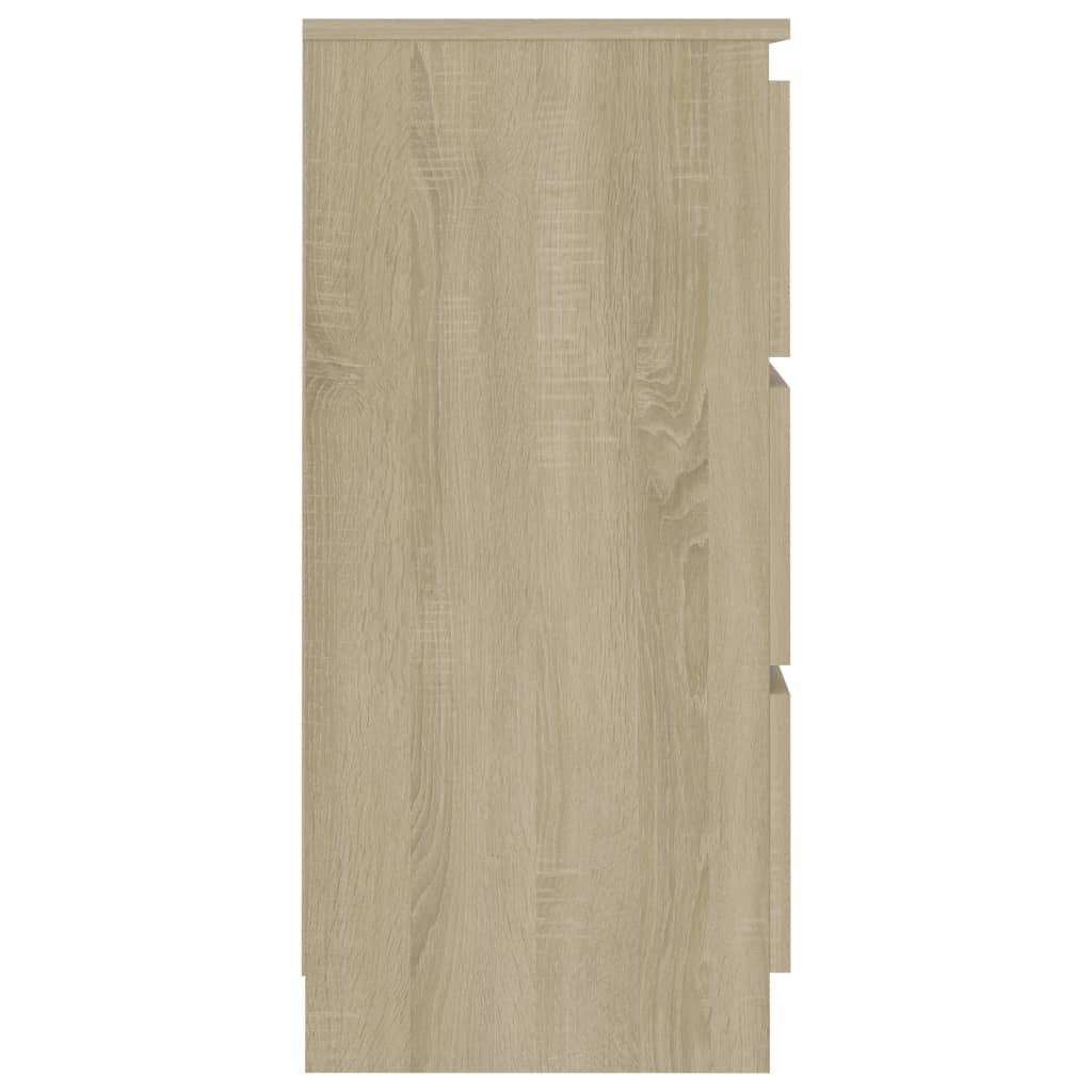 vidaXL Szafka, dąb sonoma, 60x35x76 cm, materiał drewnopochodny