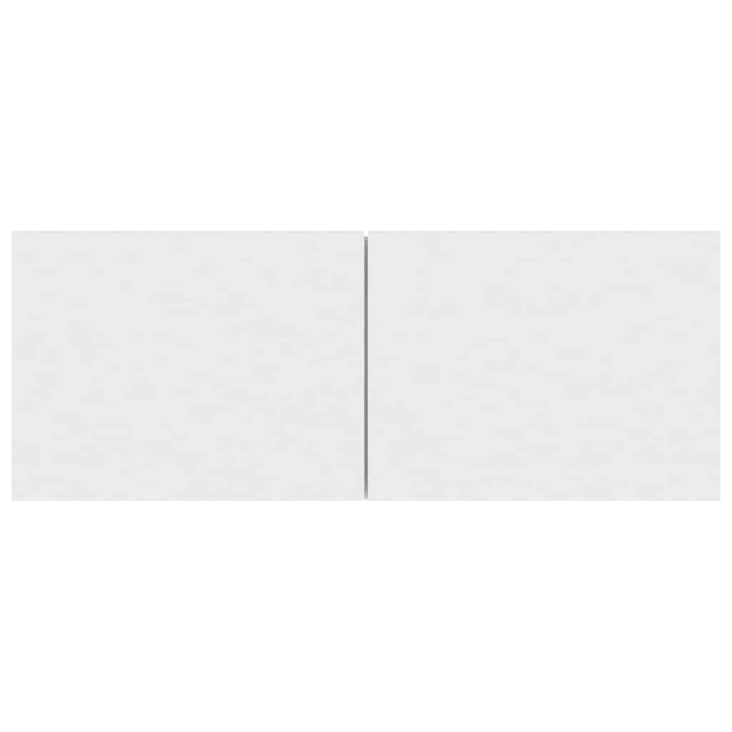 vidaXL Szafka TV, biała, 80x30x30 cm, materiał drewnopochodny