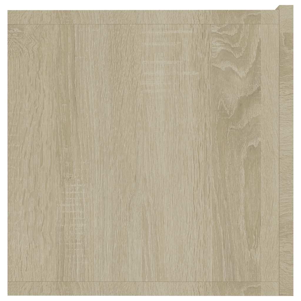 vidaXL Szafka pod TV, dąb sonoma, 80x30x30 cm, materiał drewnopochodny