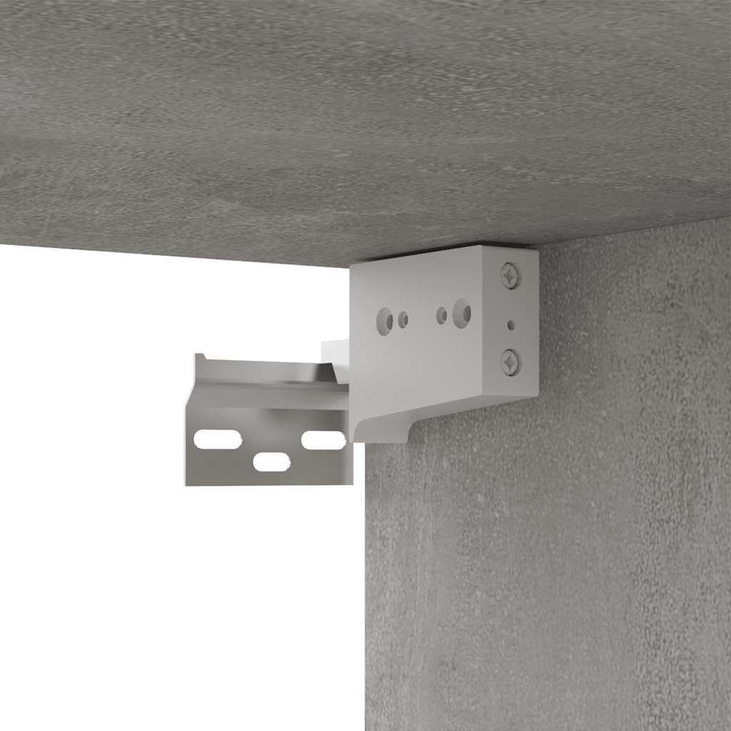 vidaXL Szafka pod TV, szarość betonu, 80x30x30 cm