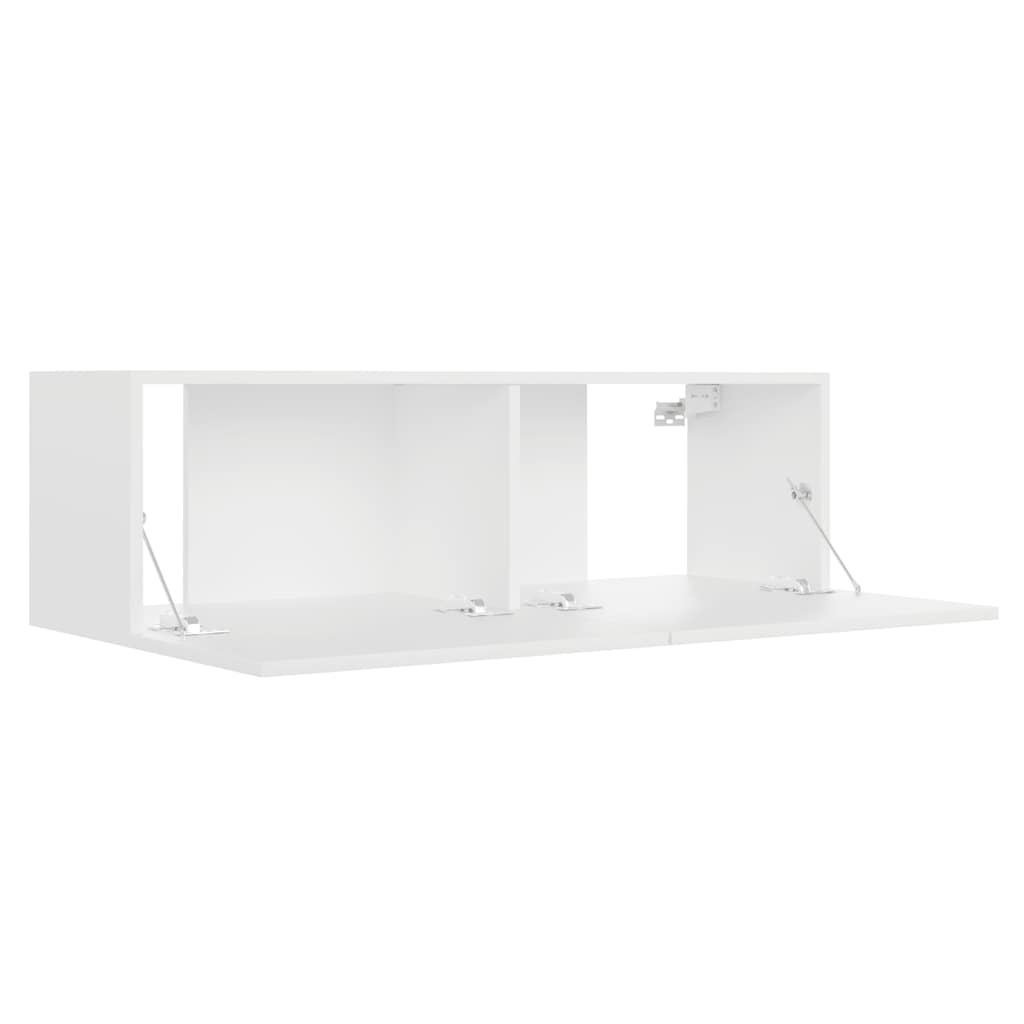 vidaXL Szafka pod telewizor, biała, 100x30x30 cm