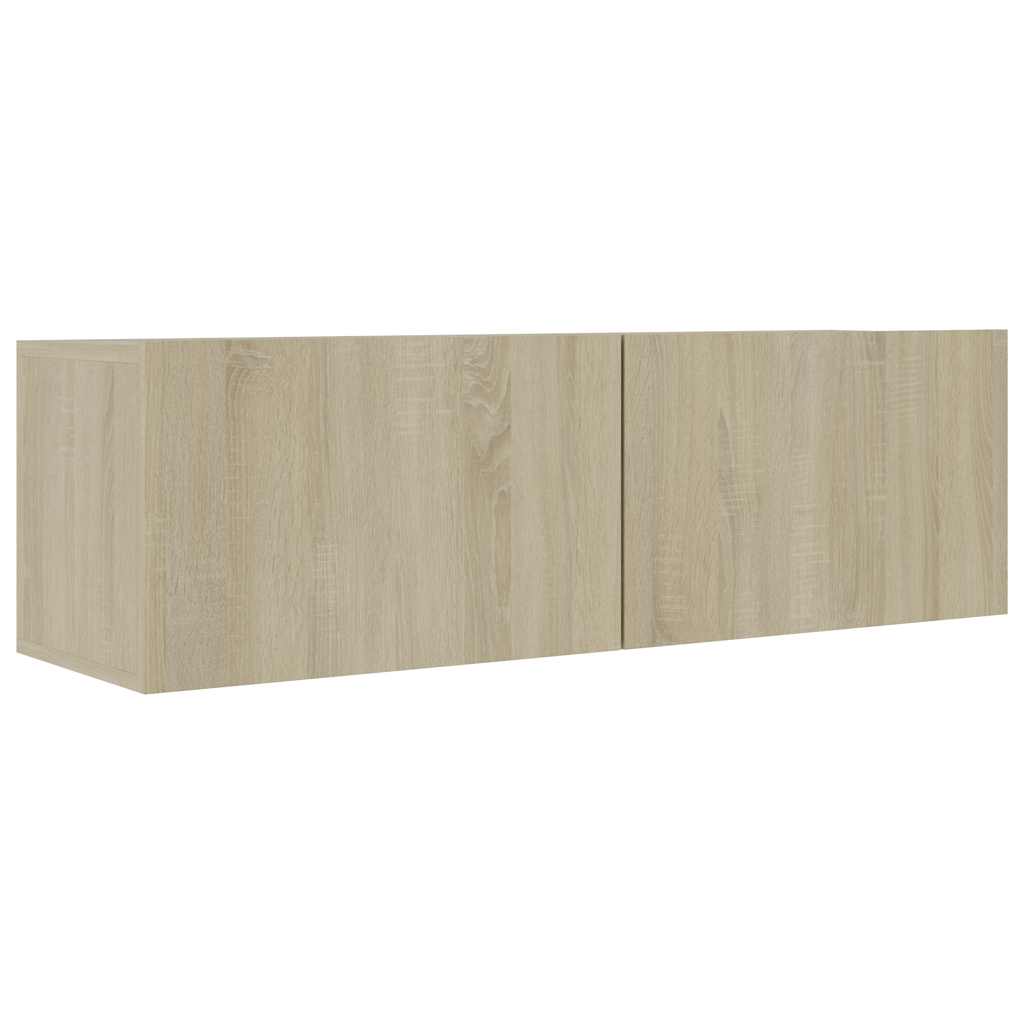 vidaXL Szafka pod TV, dąb sonoma 100x30x30 cm, materiał drewnopochodny