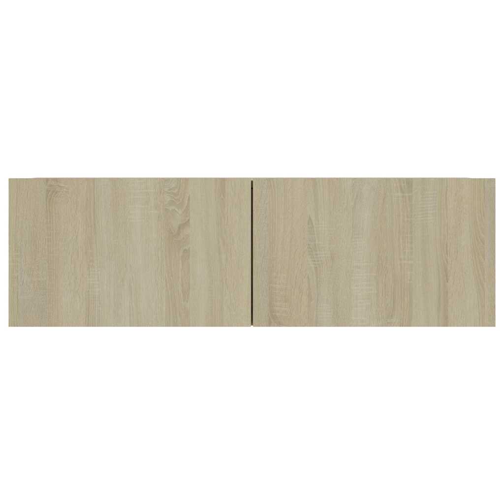 vidaXL Szafka pod TV, dąb sonoma 100x30x30 cm, materiał drewnopochodny