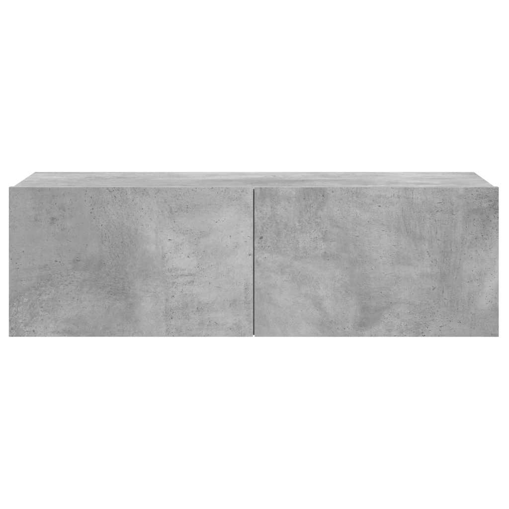 vidaXL Szafka pod TV, szarość betonu, 100x30x30 cm