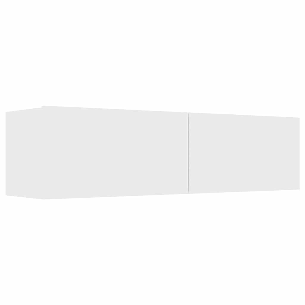 vidaXL Szafka pod TV, biała, 120x30x30 cm, materiał drewnopochodny