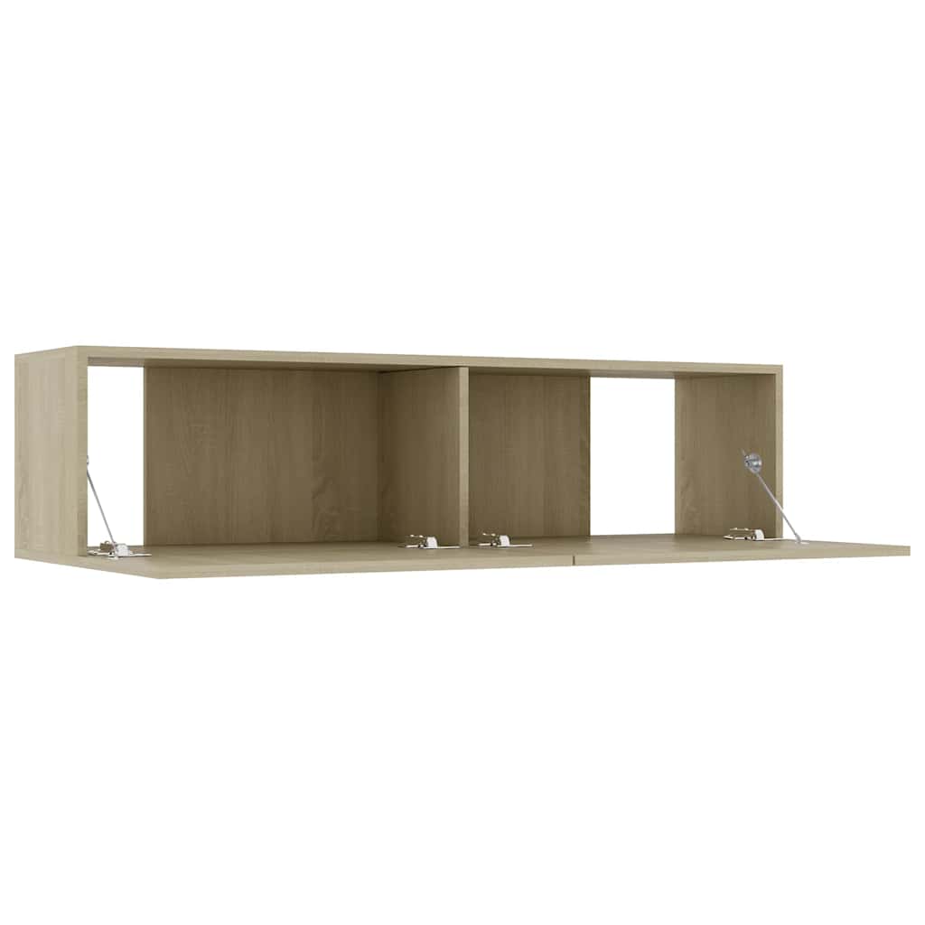 vidaXL Szafka pod telewizor, dąb sonoma, 120x30x30 cm