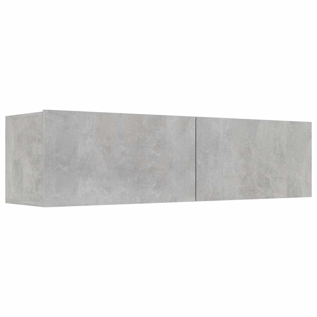 vidaXL Szafka pod telewizor, szarość betonu, 120x30x30 cm