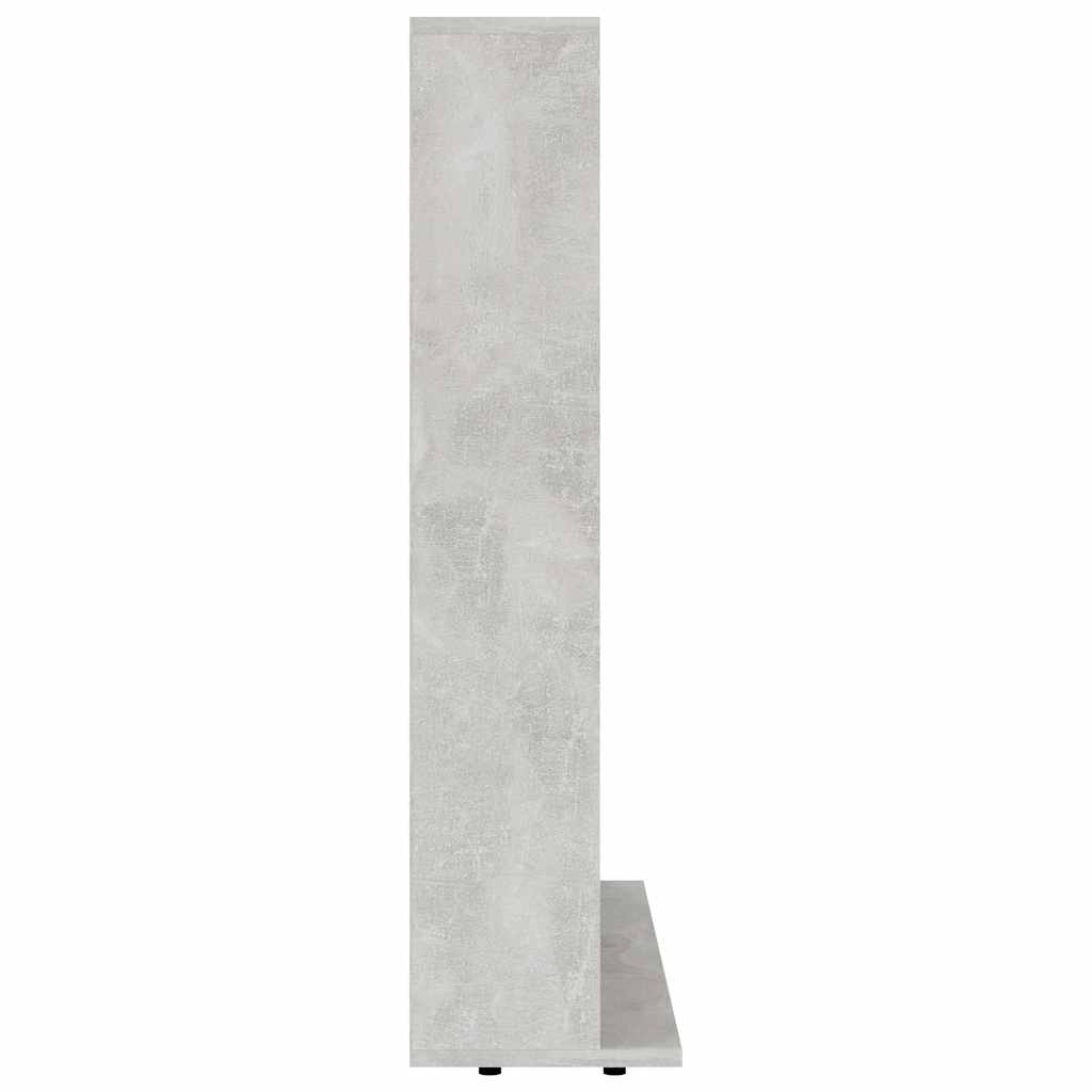 vidaXL Szafka na płyty CD, szarość betonu, 100 x 23 x 89,5 cm