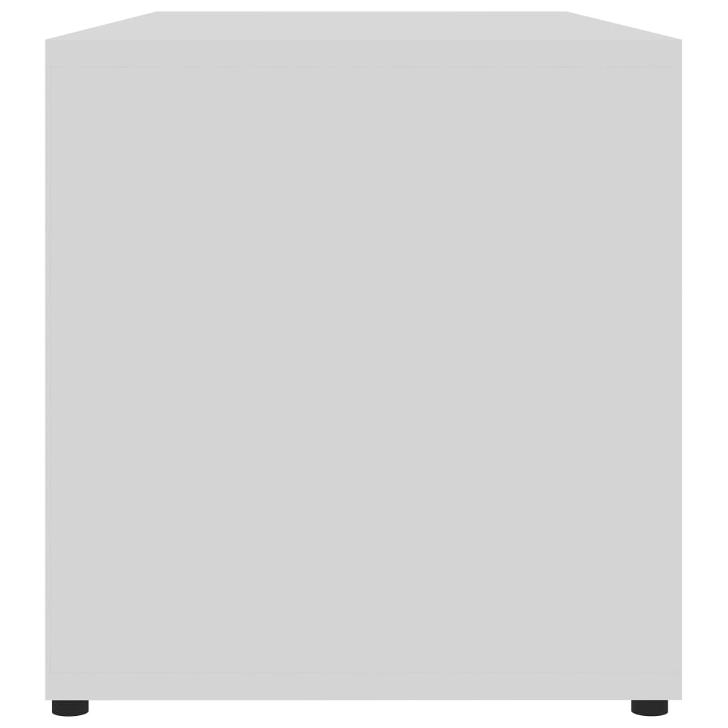 vidaXL Szafka pod TV, biała, 80x34x36 cm, materiał drewnopochodny