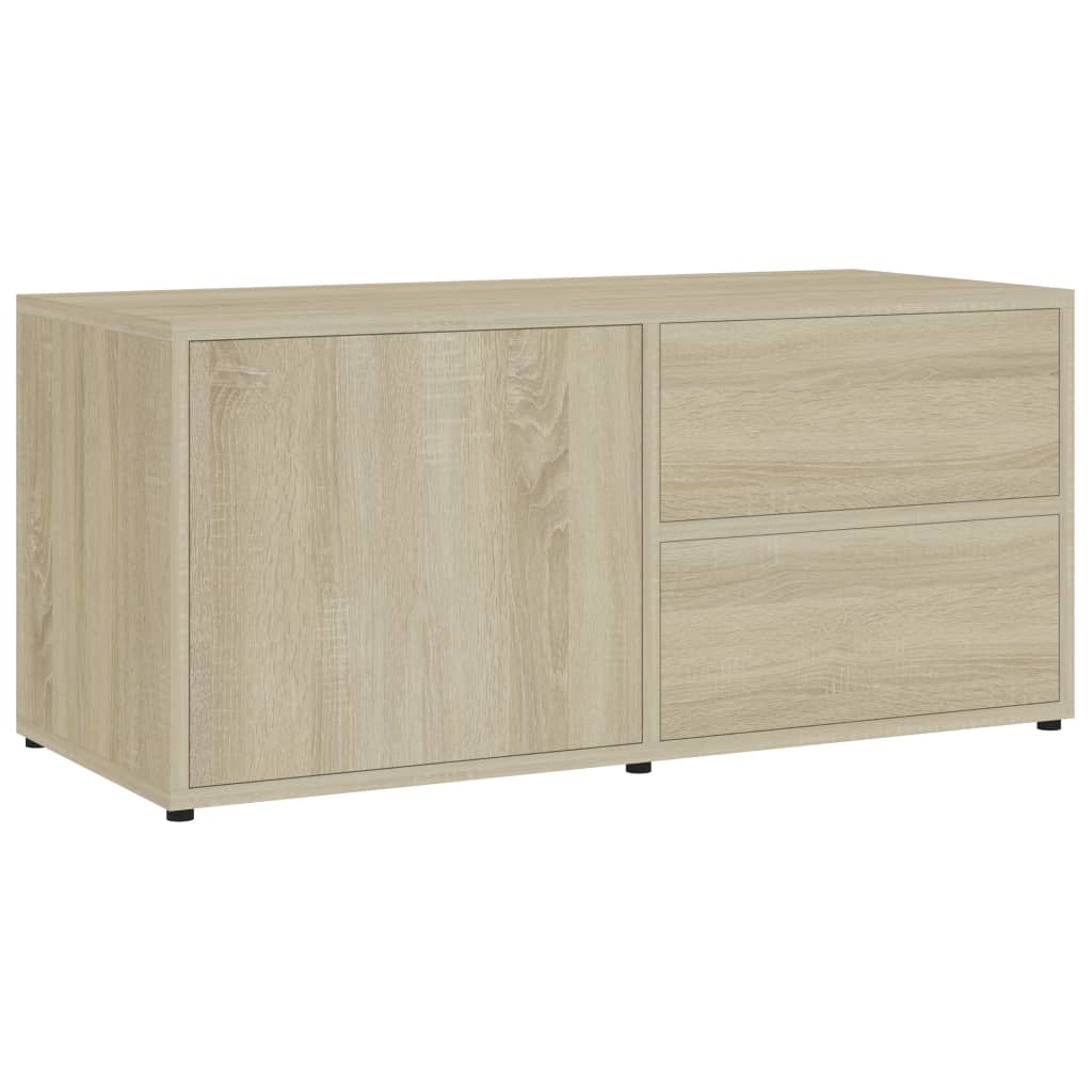 vidaXL Szafka pod telewizor, dąb sonoma, 80x34x36 cm