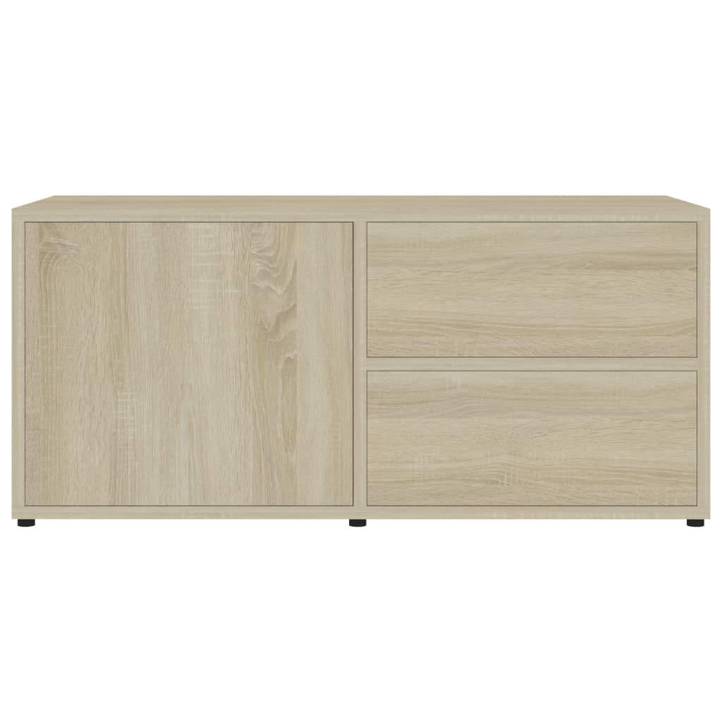 vidaXL Szafka pod telewizor, dąb sonoma, 80x34x36 cm