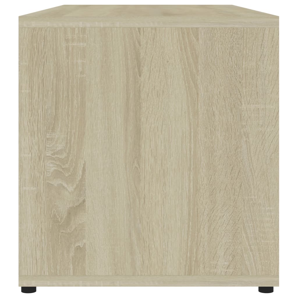 vidaXL Szafka pod telewizor, dąb sonoma, 80x34x36 cm
