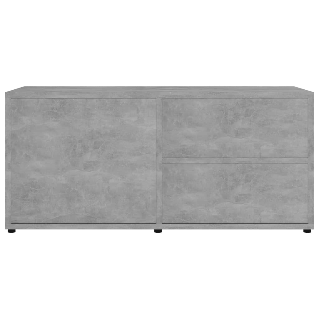 vidaXL Szafka pod telewizor, szarość betonu, 80x34x36 cm