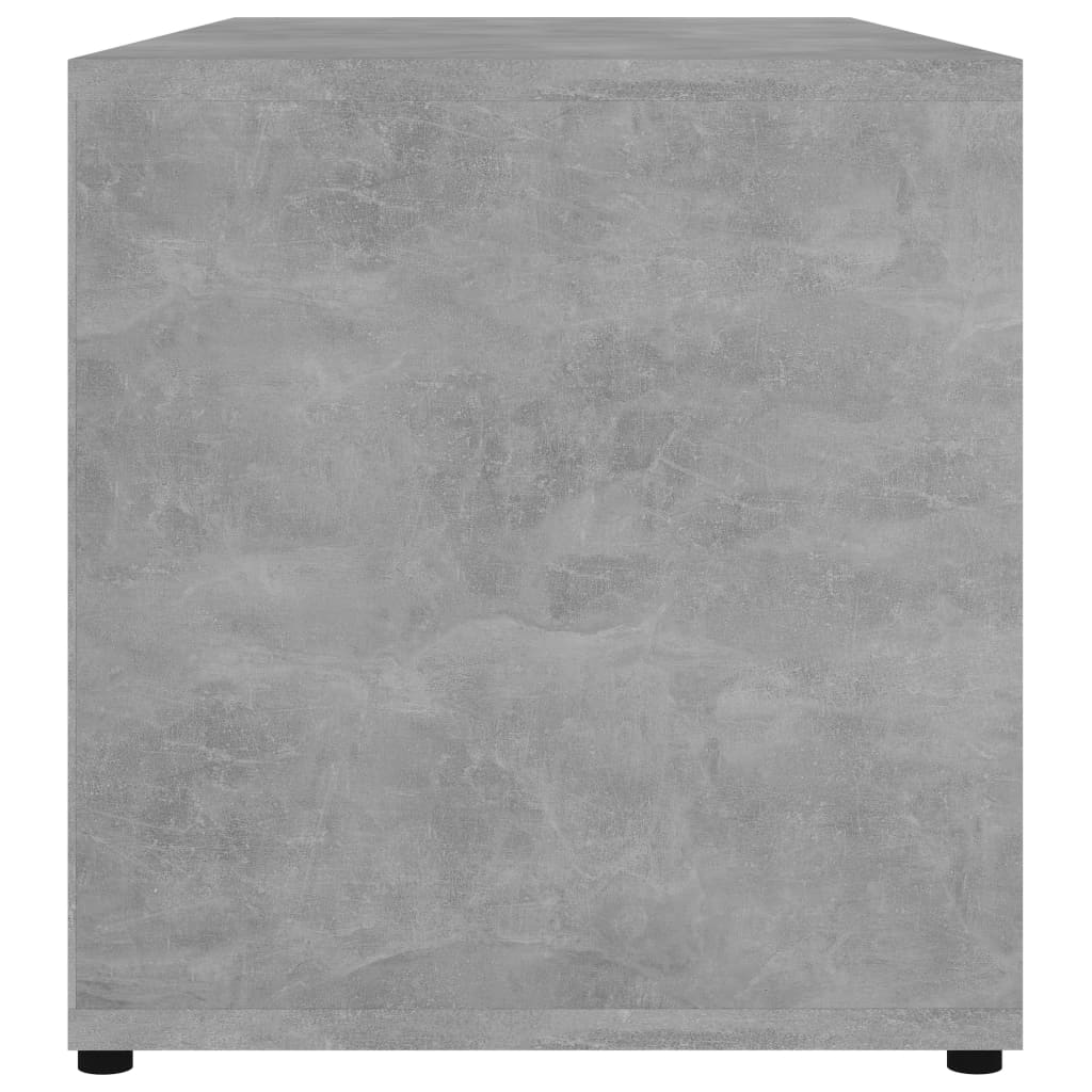vidaXL Szafka pod telewizor, szarość betonu, 80x34x36 cm