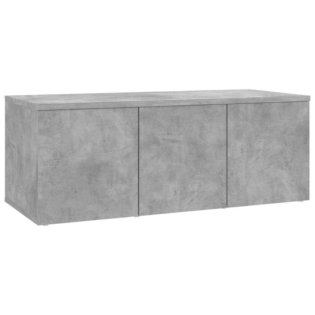 vidaXL Szafka pod TV, szarość betonu, 80x34x30 cm