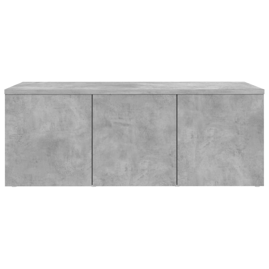 vidaXL Szafka pod TV, szarość betonu, 80x34x30 cm