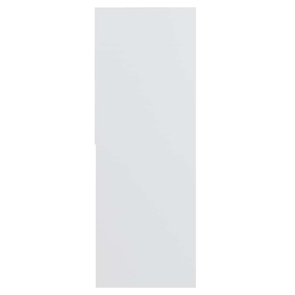 vidaXL Regał na książki, biały, 67x24x161 cm, materiał drewnopochodny