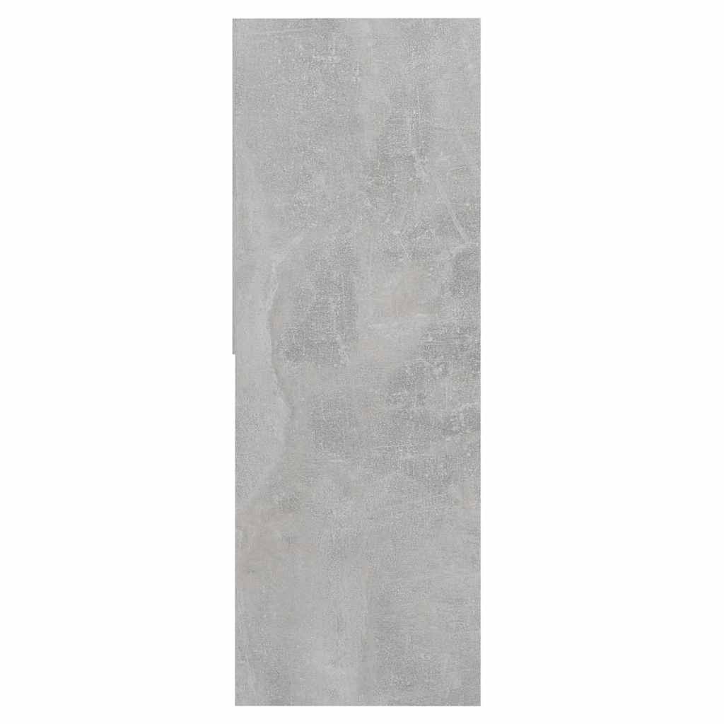 vidaXL Regał na książki, betonowy szary, 67x24x161 cm