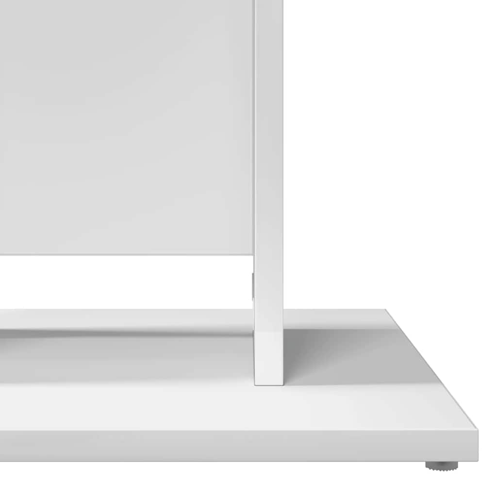 vidaXL Stolik bistro, biały, 60x60x75 cm, materiał drewnopochodny
