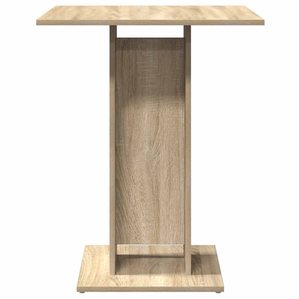 vidaXL Stolik bistro, dąb sonoma, 60x60x75 cm, materiał drewnopochodny