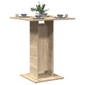vidaXL Stolik bistro, dąb sonoma, 60x60x75 cm, materiał drewnopochodny