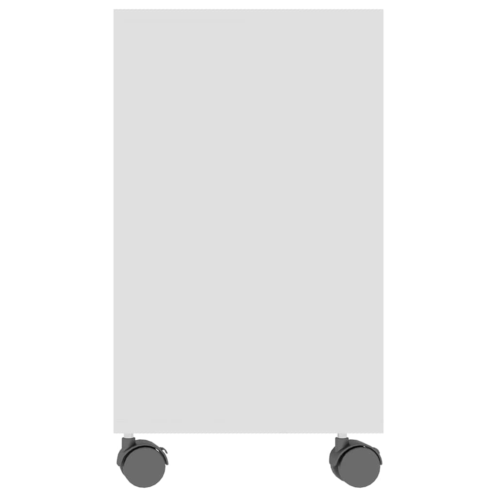 vidaXL Stolik boczny, biały, 70x35x55 cm, materiał drewnopochodny