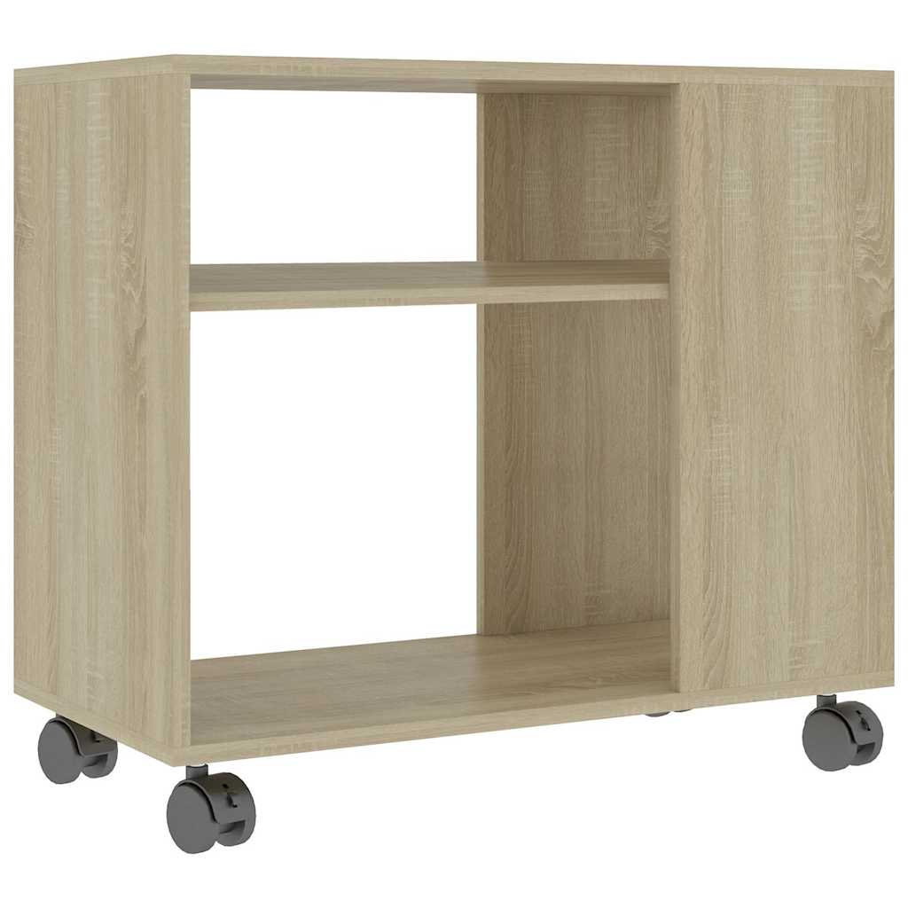 vidaXL Stolik boczny, dąb sonoma, 70x35x55 cm, materiał drewnopochodny