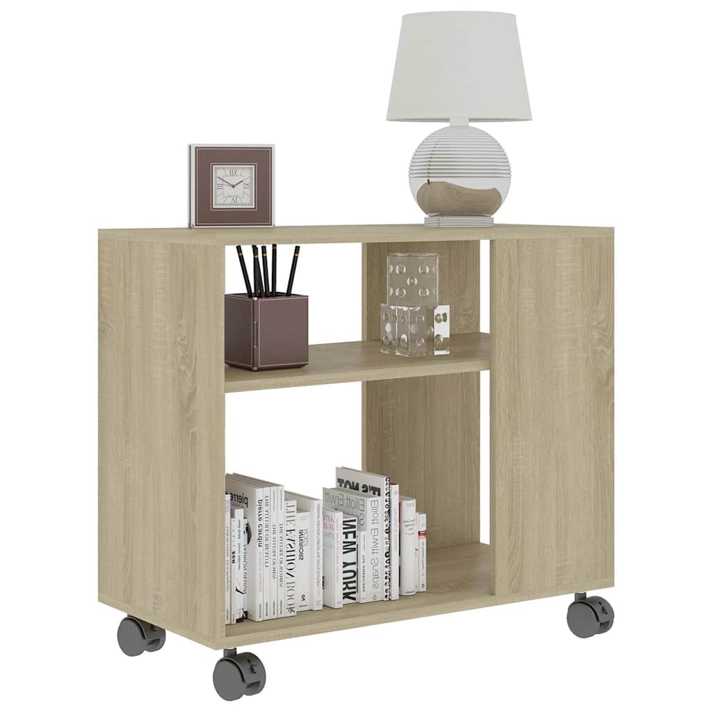 vidaXL Stolik boczny, dąb sonoma, 70x35x55 cm, materiał drewnopochodny