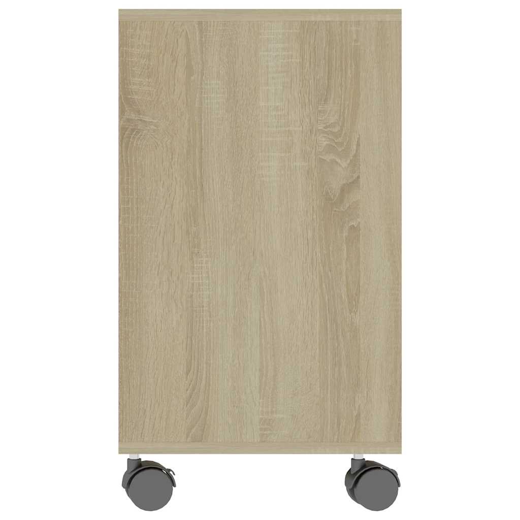 vidaXL Stolik boczny, dąb sonoma, 70x35x55 cm, materiał drewnopochodny