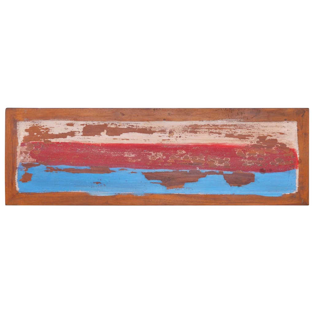 vidaXL Szafka pod TV, 110 x 35 x 40 cm, lite drewno tekowe z odzysku