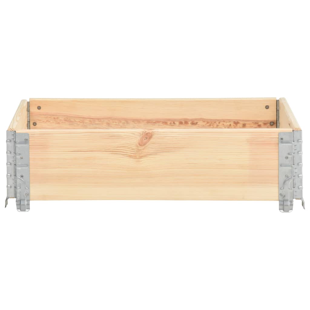 vidaXL Nadstawka paletowa, 60x80 cm, lite drewno sosnowe