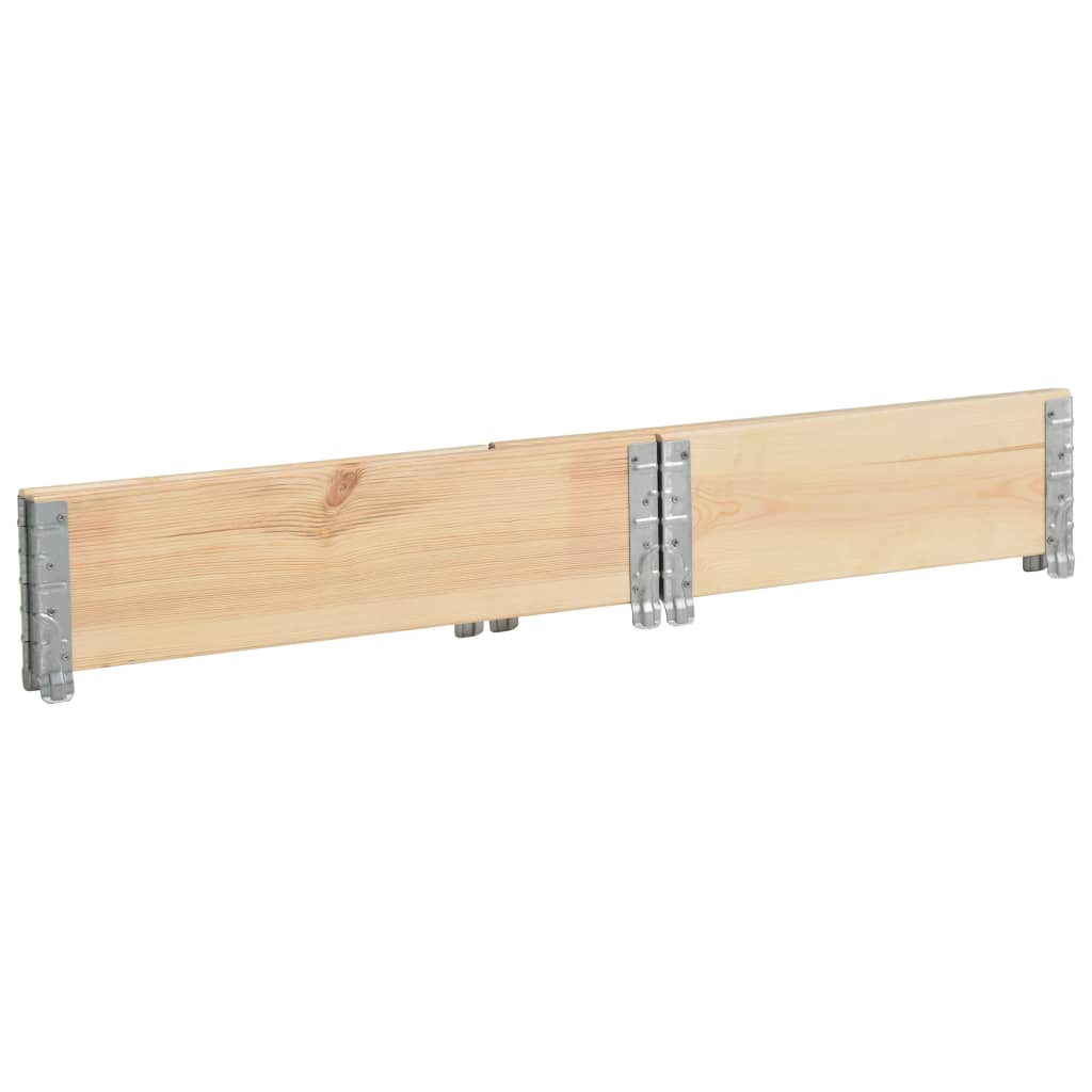 vidaXL Nadstawka paletowa, 60x80 cm, lite drewno sosnowe