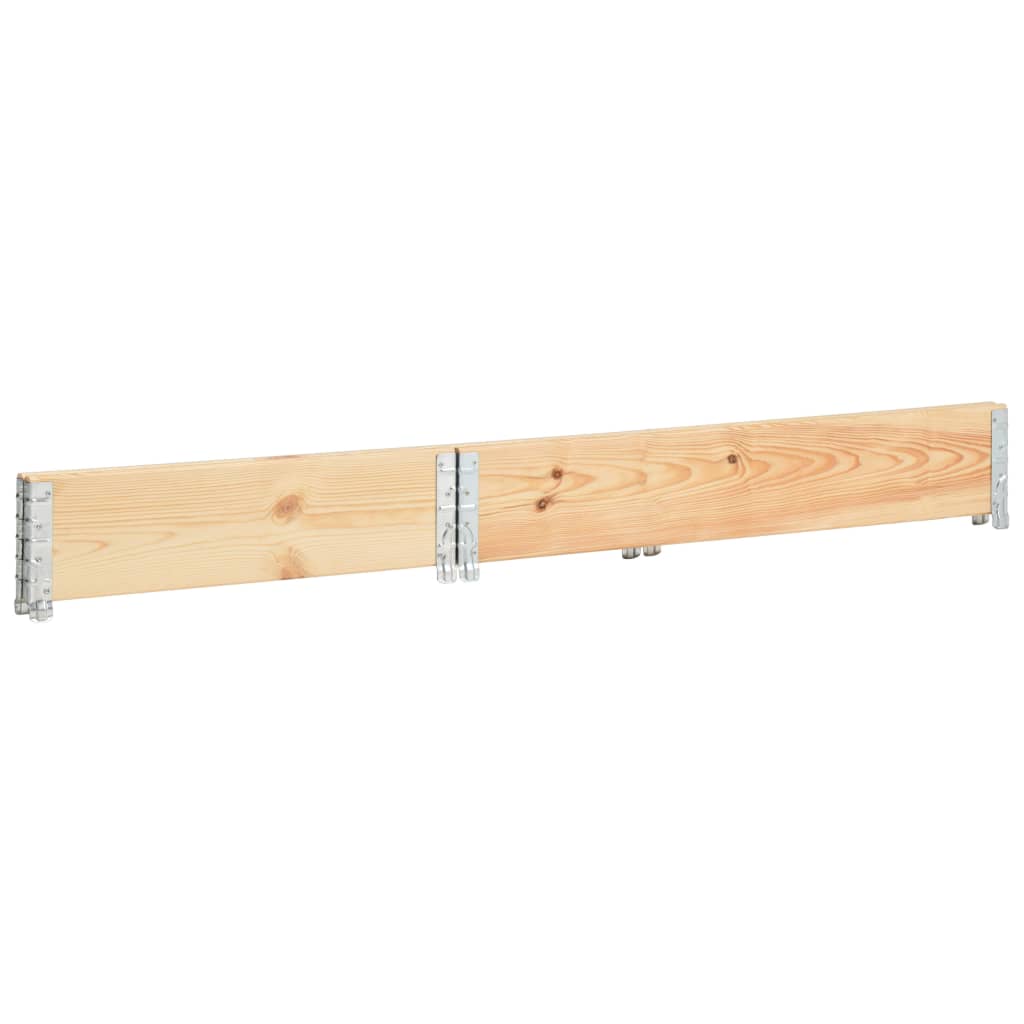 vidaXL Nadstawka paletowa, 80x120 cm, lite drewno sosnowe