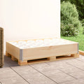 vidaXL Nadstawka paletowa, 80x120 cm, lite drewno sosnowe