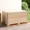 vidaXL Nadstawki paletowe, 3 szt., 80x120 cm, lite drewno sosnowe
