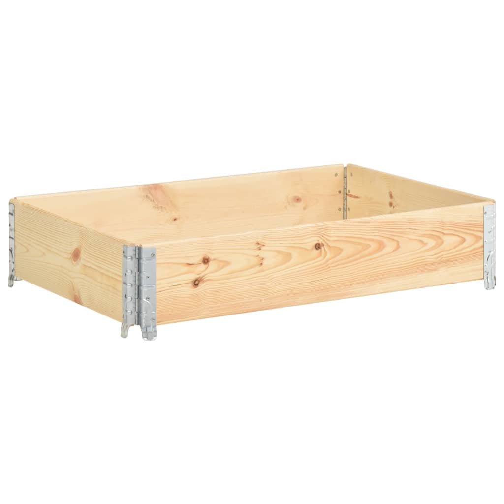 vidaXL Nadstawka paletowa, 50x100 cm, lite drewno sosnowe