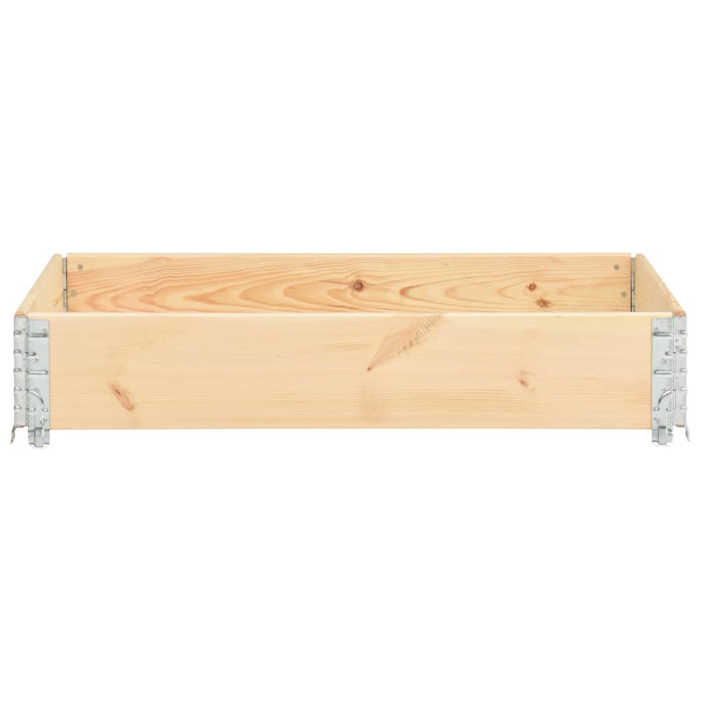 vidaXL Nadstawka paletowa, 50x100 cm, lite drewno sosnowe