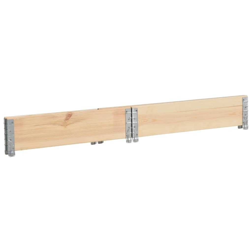 vidaXL Nadstawka paletowa, 100x100 cm, lite drewno sosnowe