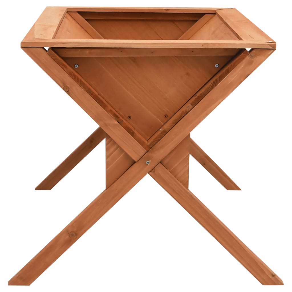 vidaXL Donica, 90x55x56 cm, drewno jodłowe