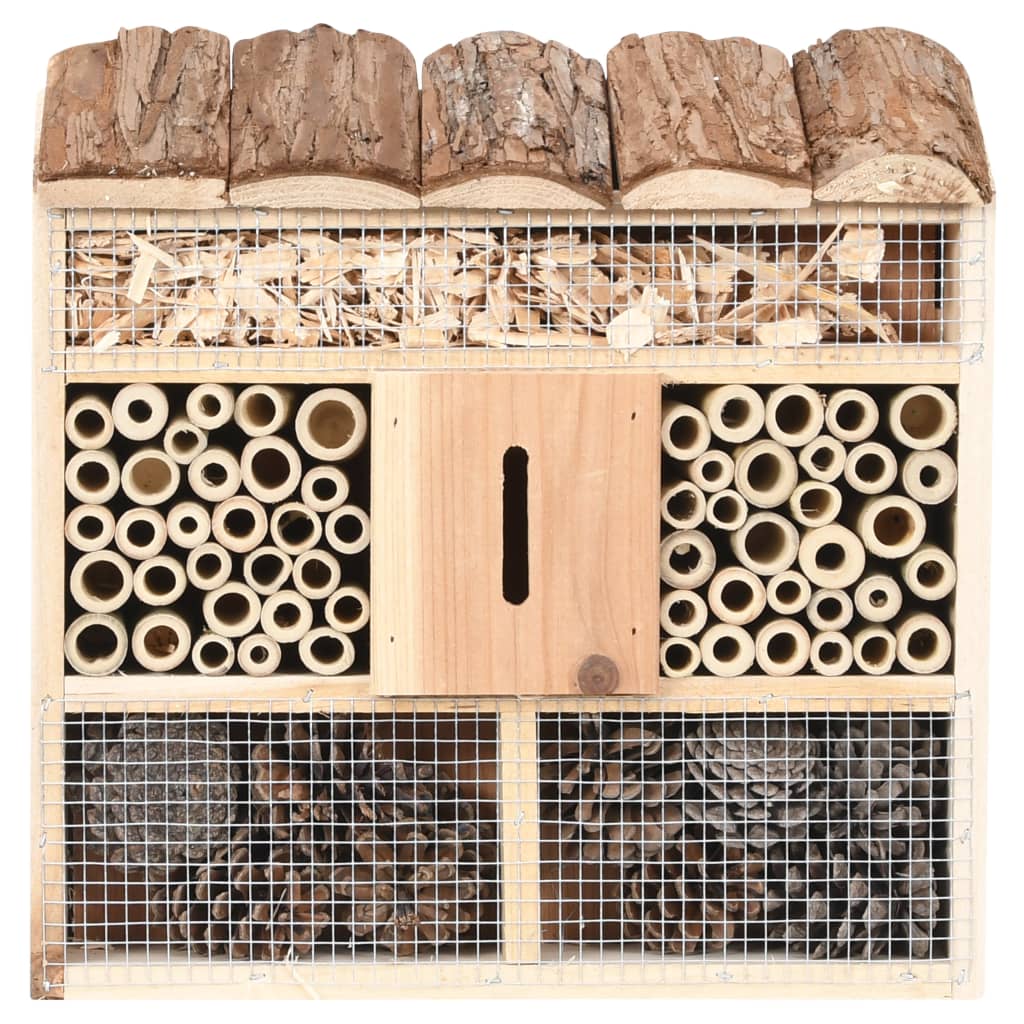 vidaXL Domek dla owadów, 30x10x30 cm, drewno jodłowe
