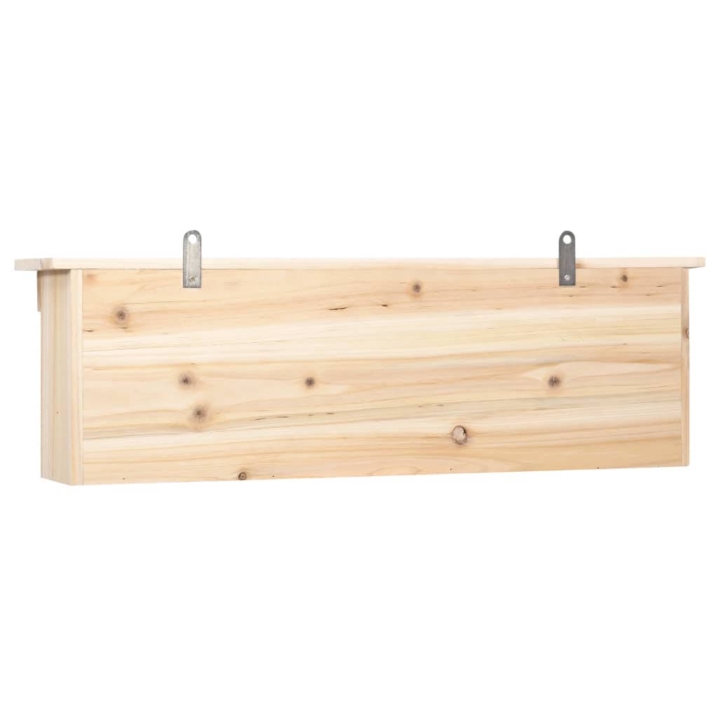 vidaXL Domek dla wróbli, 5 pokoi, 68x15x21 cm, drewno jodłowe